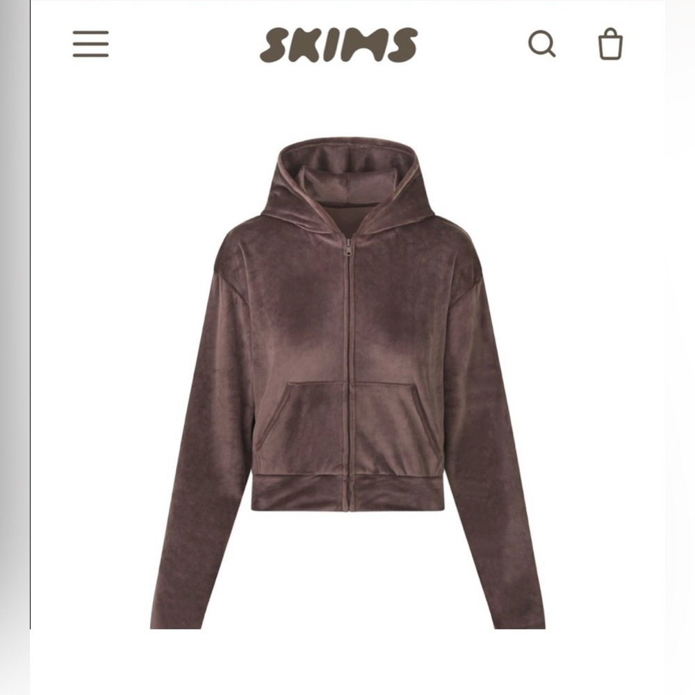 SKIMS Velour Hoodie
